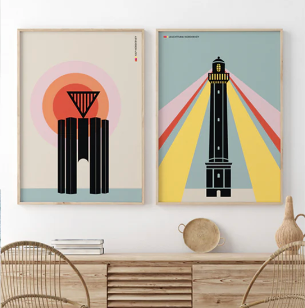 Poster WATERKANT Norderney
