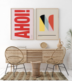 Typo Poster "AHOI"