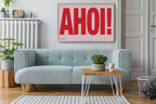 Typo Poster "AHOI"