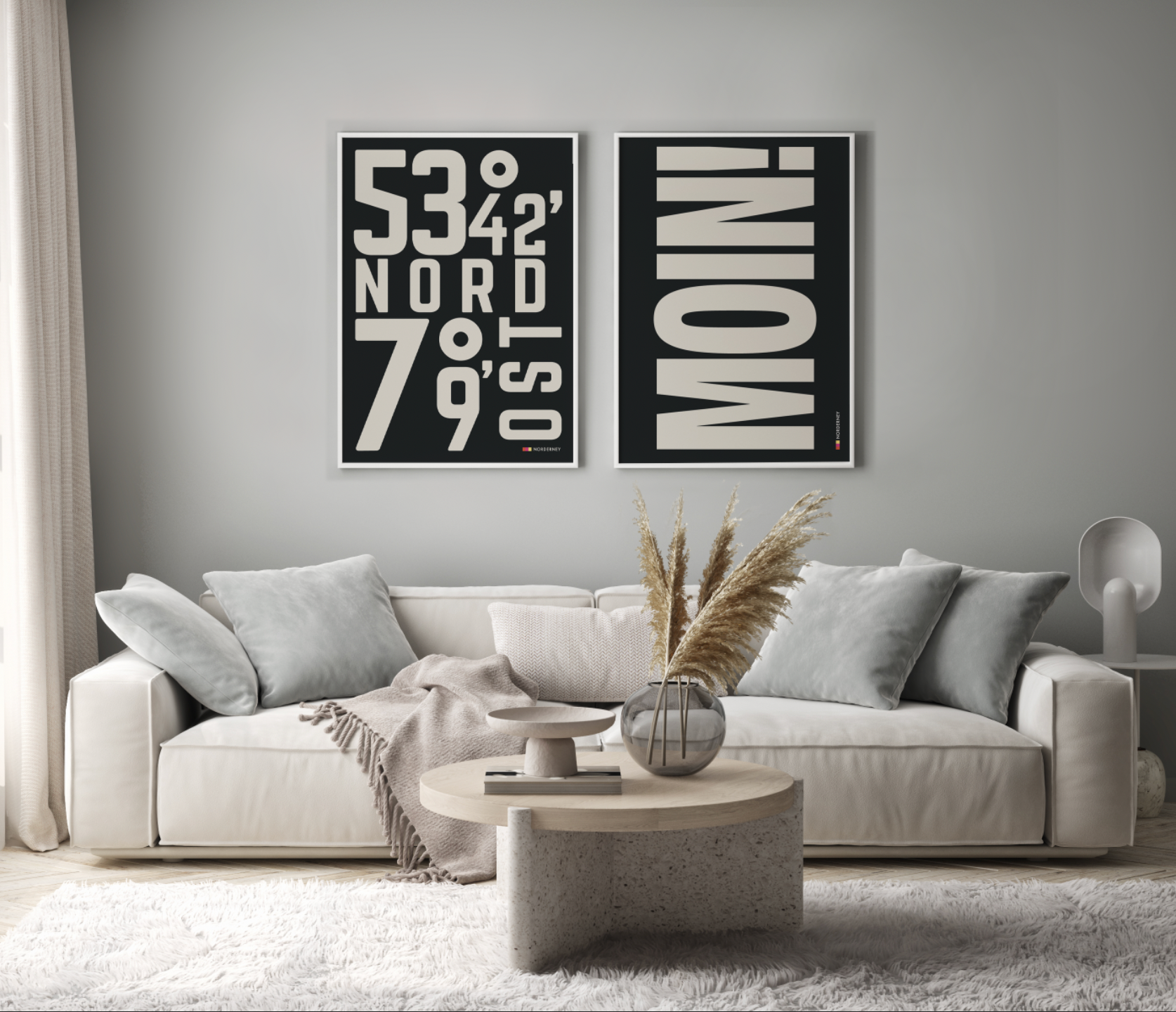 Typo Poster "KOORDINATEN"