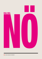 Typo Poster "NÖ"