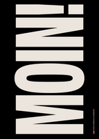 Typo Poster "MOIN"