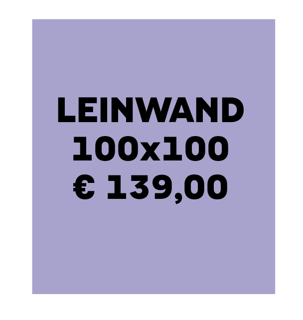 Leinwand 100x100 div. Motive