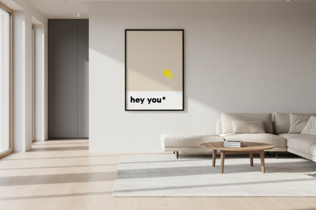 hey you* Sand-Gelb | Grafic Colours