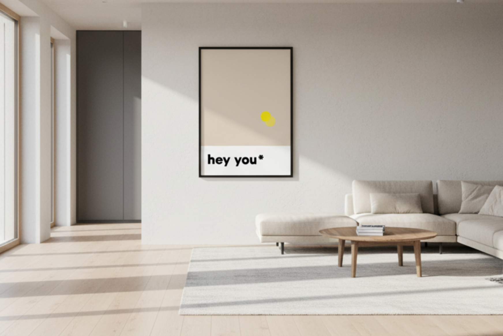 hey you* Sand-Gelb | Grafic Colours