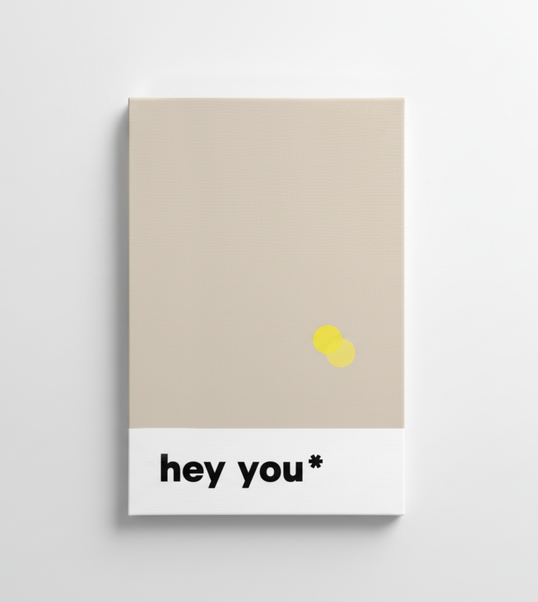 hey you* Sand-Gelb | Grafic Colours