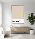 hey you* Sand-Gelb | Grafic Colours