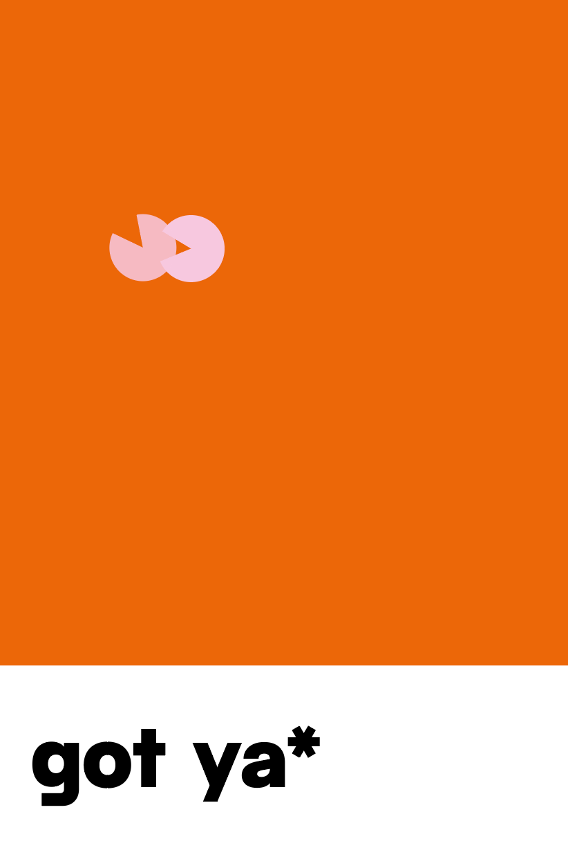 got ya* Orange-Rosa | Typografic Colours