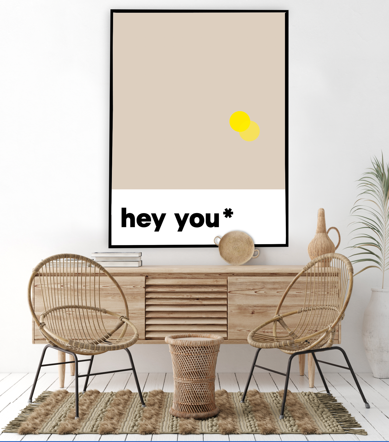 hey you* Sand-Gelb | Grafic Colours