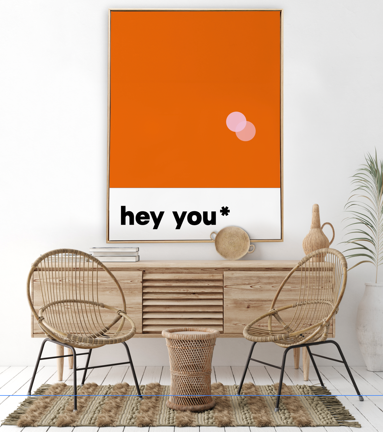 hey you* Orange-Rosa | Grafic Colours