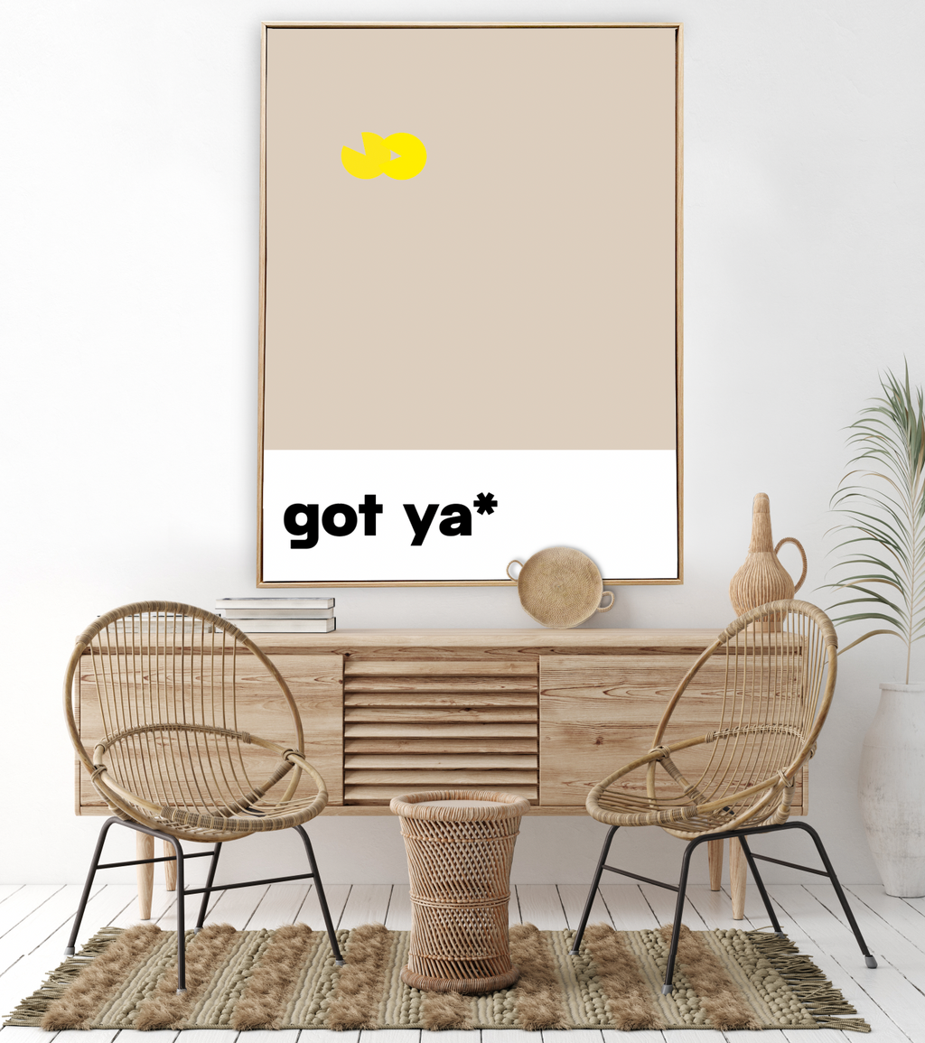 got ya* Sand-Gelb | Typografic Colours