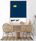 got ya* Blau-Gelb | Typografic Colours