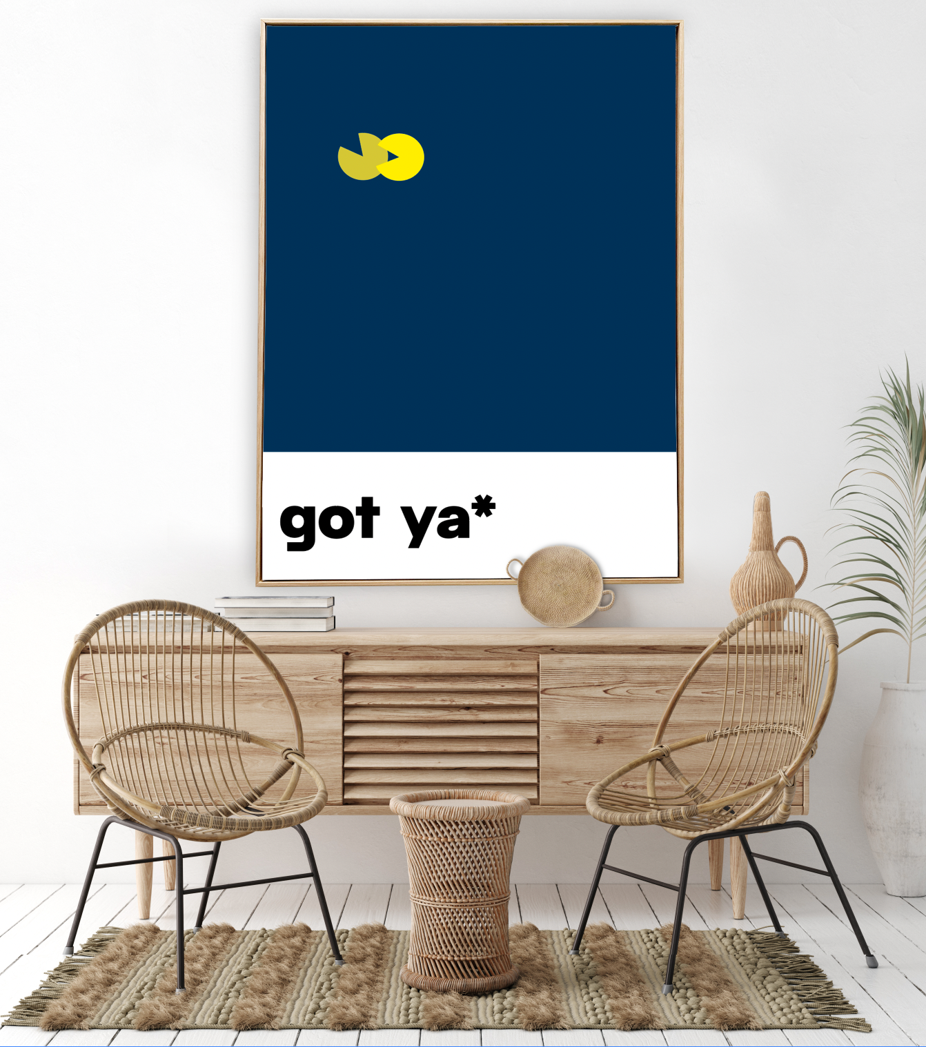 got ya* Blau-Gelb | Typografic Colours