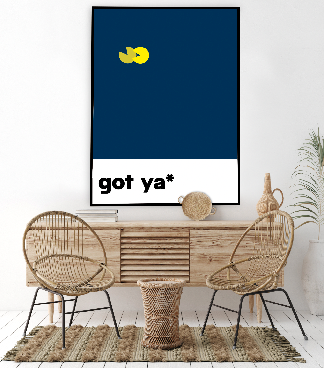 got ya* Blau-Gelb | Typografic Colours