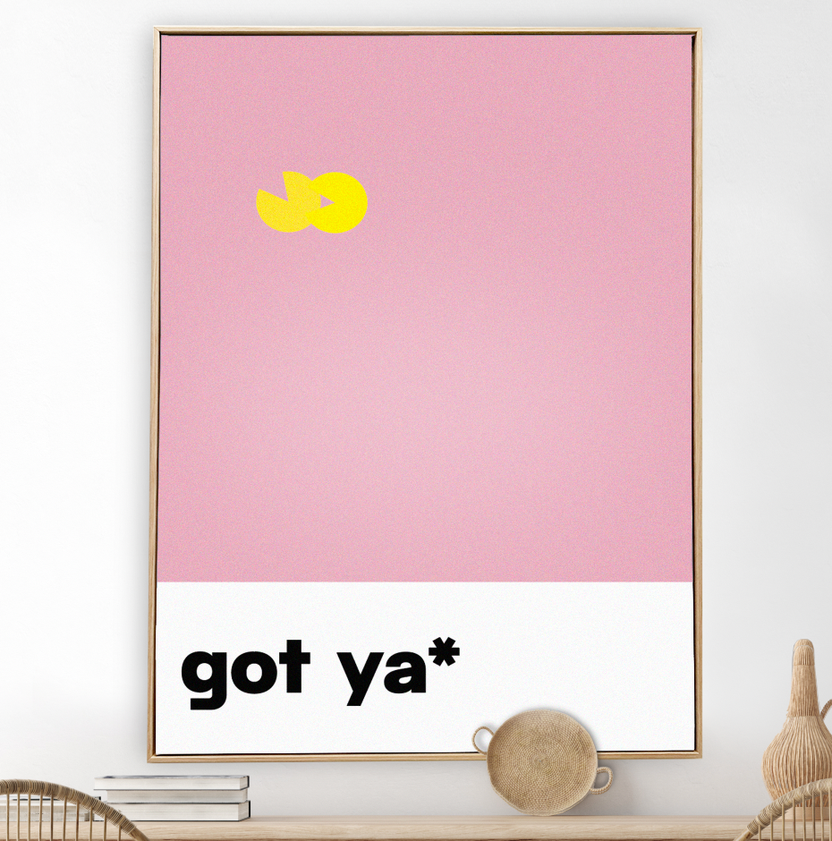 got ya* Rosa-Gelb | Typografic Colours