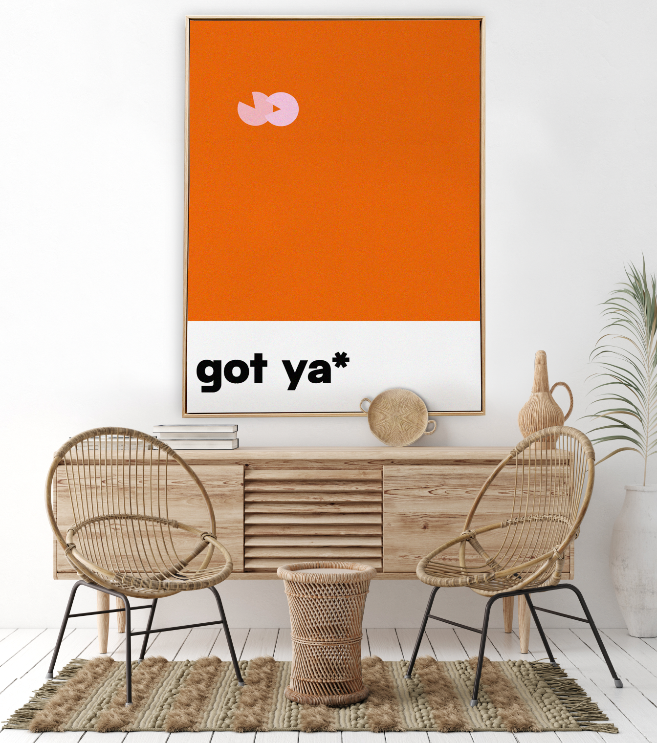got ya* Orange-Rosa | Typografic Colours