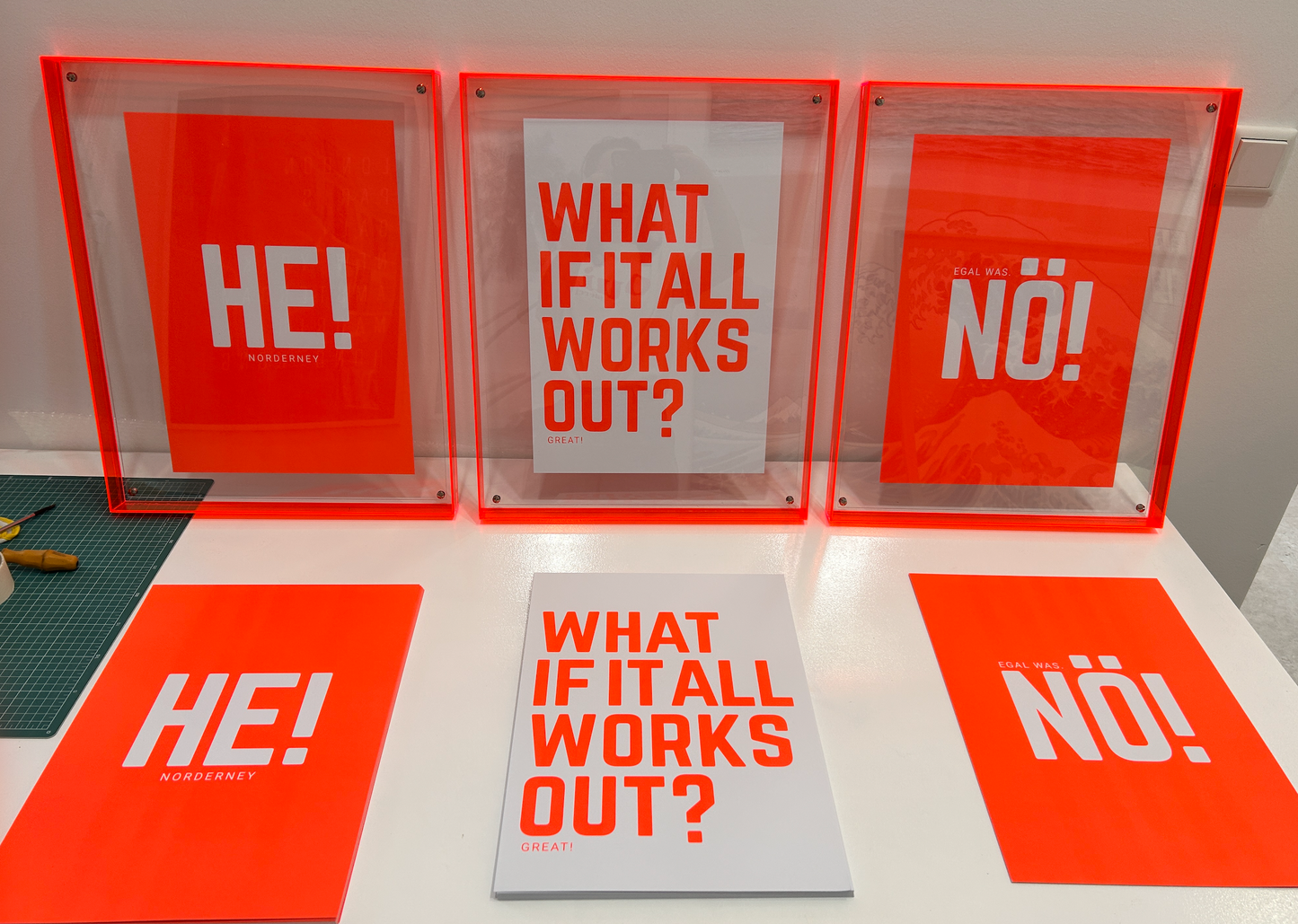 NEON Poster A3