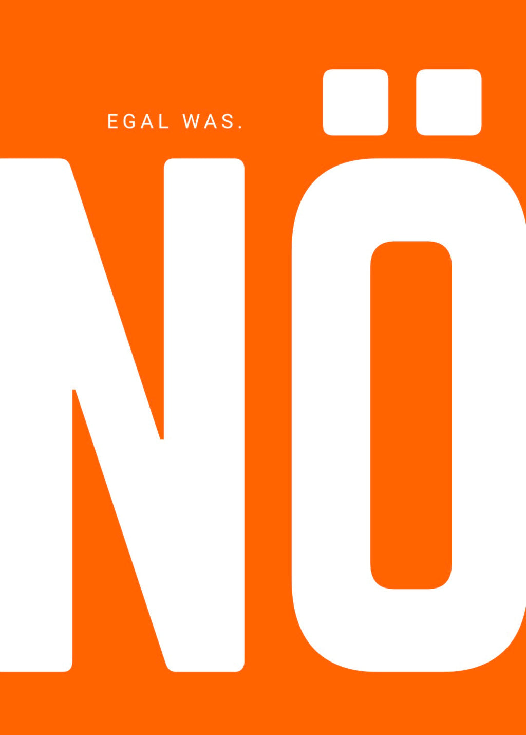 NEON NÖ Poster 50x70 cm