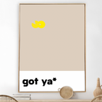 got ya* Sand-Gelb | Typografic Colours
