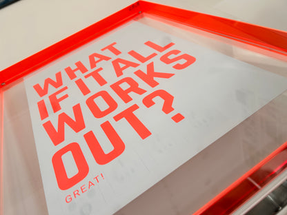 NEON Poster 50x70 cm | What if ...