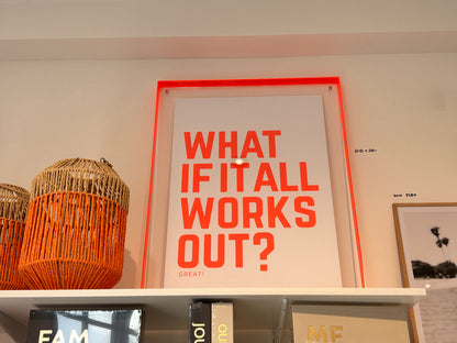 NEON Poster 50x70 cm | What if ...