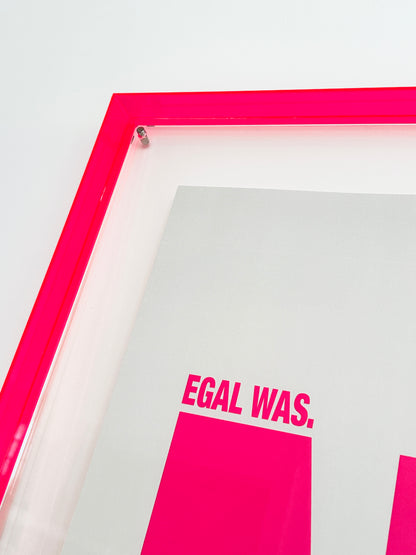 Acrylrahmen NEON Pink