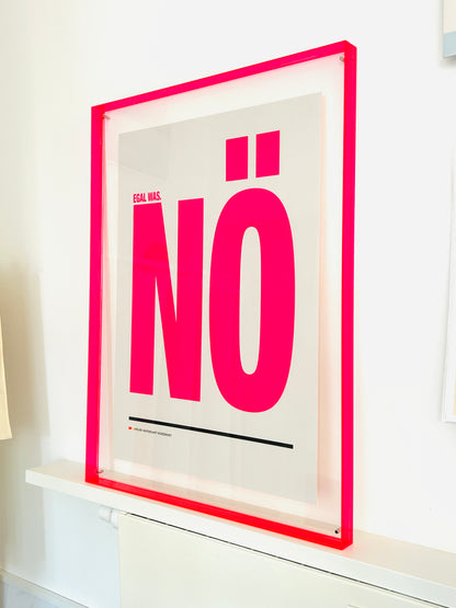 Acrylrahmen NEON Pink