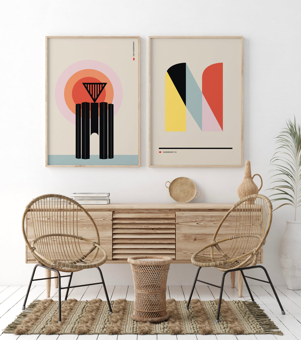 Retro Poster "N"