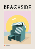 Retro Poster "BEACHSIDE"