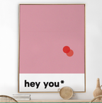 hey you* Rosa-Rot | Grafic Colours