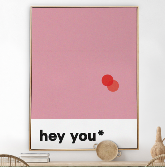 hey you* Rosa-Rot | Grafic Colours