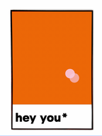 hey you* Orange-Rosa | Grafic Colours